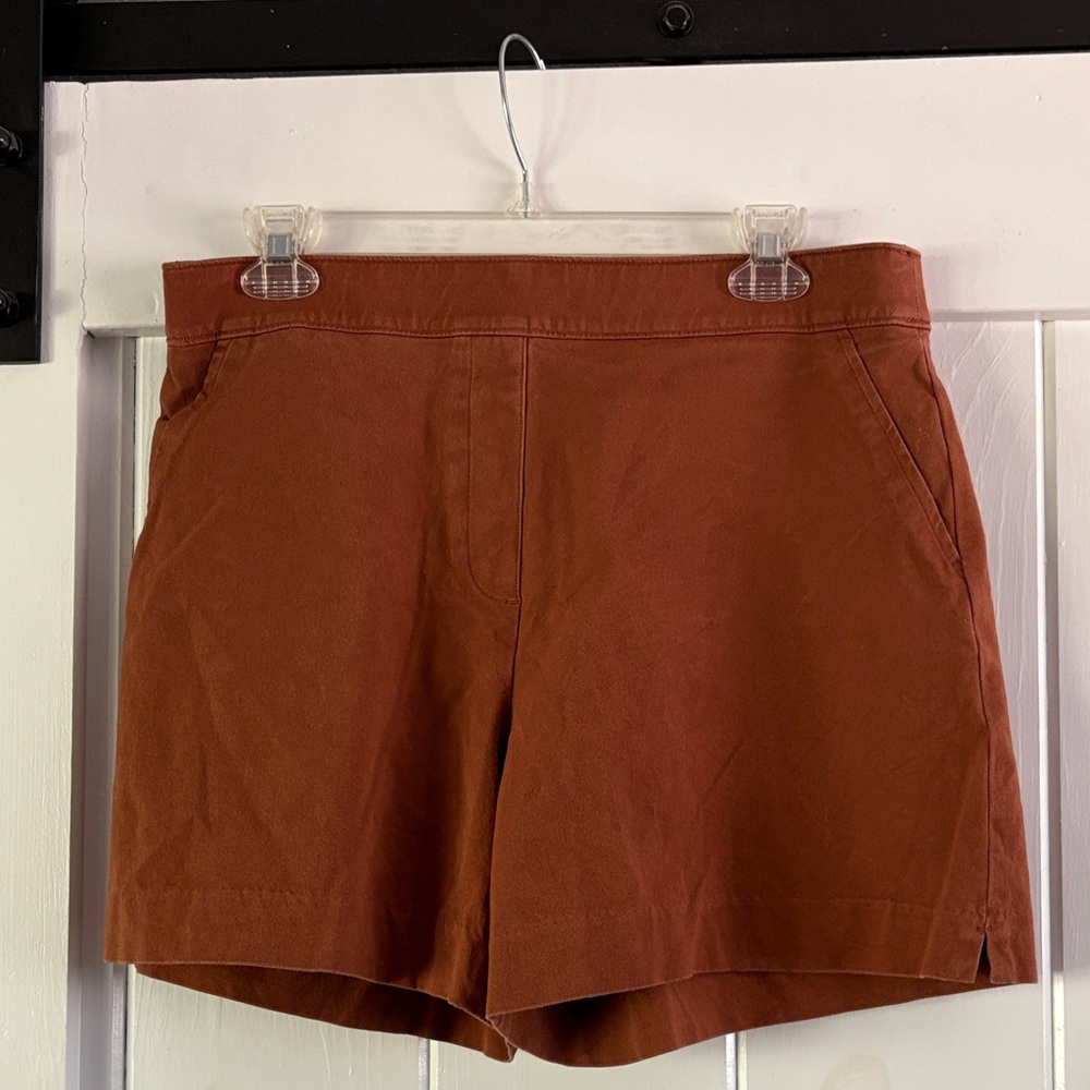 SPANX High Waist Rust Shorts